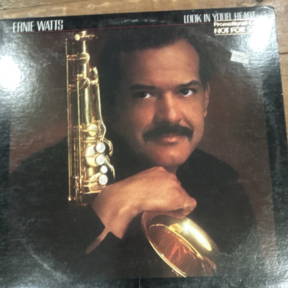 Ernie Watts Look In Your Heart Promo 12" LP 33 RPM Vinyl 1980 Elektra 6E-285